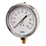 WIKA 212.54 - 4.0" Dial - 0-1000 psi Pressure Gauge