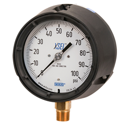 Process bourdon tube pressure gauges described and option to buy gauges