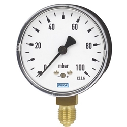 Low pressure capsule pressure gauges described and option to buy gauges