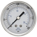 Parker - WATTS 275Y300WS - 2.0" Dial - 0-300 psi/kPa+bar Pressure Gauge